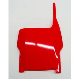 UFO Plastics Front Number Plate Red For Honda CR CRF 125R-450R