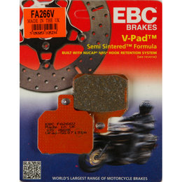 EBC V-Series Semi Sintered Rear Brake Pads Single Set ONLY For Ducati FA266V Unpainted