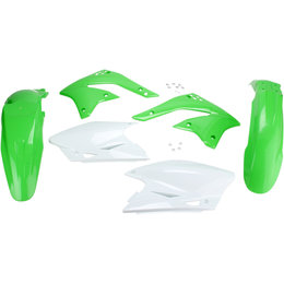 Acerbis Replacement Plastic Kit For Kawasaki KXF450 2006-2008 Green White Green