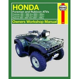 Haynes Repair Manual For Honda Foreman Rubicon 95-07