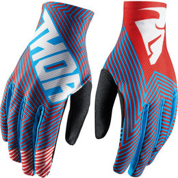 Thor Mens Void Geotec MX Gloves Blue