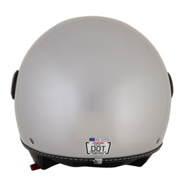 AFX FX-33 FX33 Open Face Scooter Helmet Silver