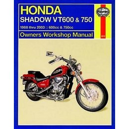 Haynes Repair Manual For Honda Shadow VT600 VT750 88-03