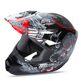 Fly Racing Youth Kinetic Invazion MX Motocross Offroad Riding Helmet Grey