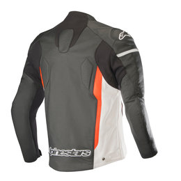 Alpinestars Mens Faster Perforated Armored Leather Jacket Black
