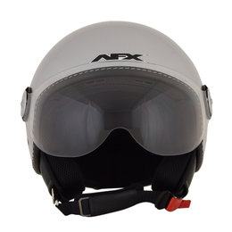 AFX FX-33 FX33 Open Face Scooter Helmet Silver