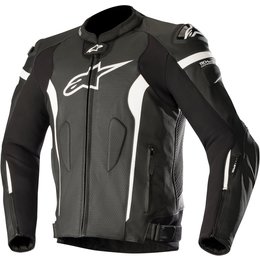 Alpinestars Mens Missile Tech-Air Compatible Armored Leather Jacket Black