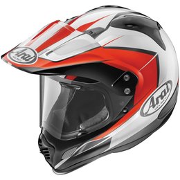 Red Arai Xd4 Xd-4 Flare Dual Sport Helmet