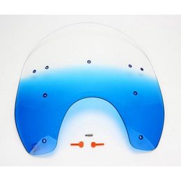 Memphis Shades 17 Inch Windshield Blue For Harley Davidson FXWG FXST FXDWG
