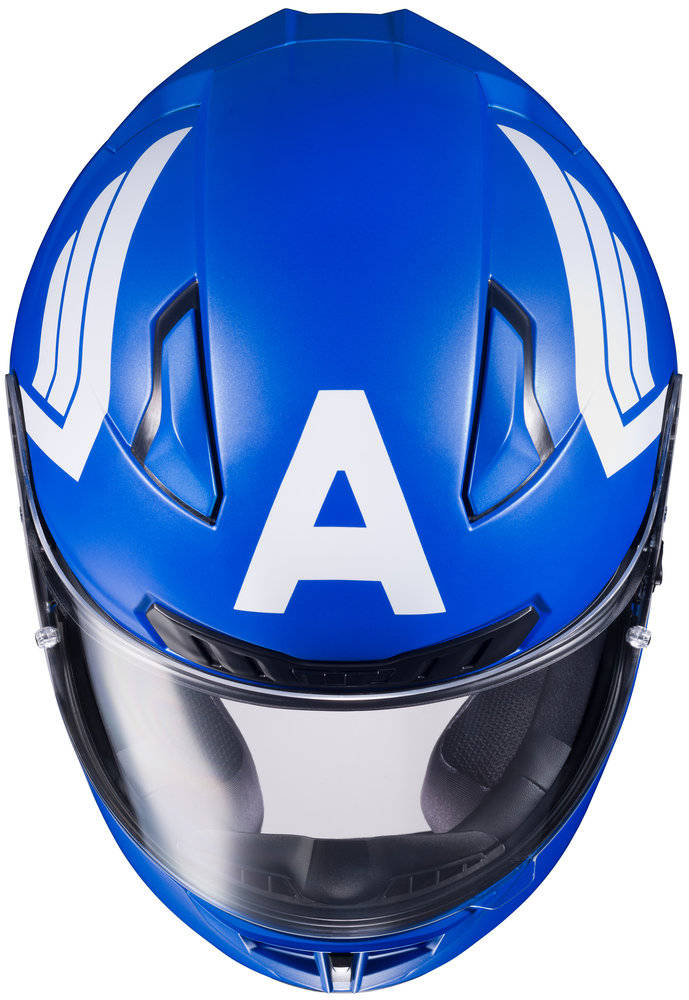 Easy Rider Captain America Motorcycle Helmet : Troy Lee Design Open