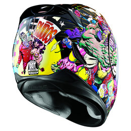 Icon Airmada Rudos Full Face Helmet With Flip-Up Shield Black Black