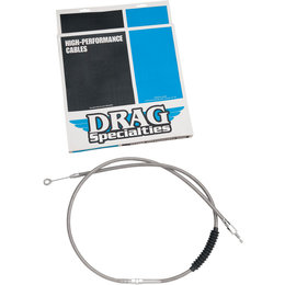 Drag Specialties 76-11/16 In Braided Stainless Clutch Cable For Harley 0652-1459