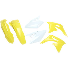 Acerbis Replacement Plastic Kit For Suzuki RMZ450 2008-2011 Yellow White Yellow