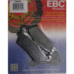 EBC Organic Front Or Rear Brake Pads Single Set For Harley-Davidson FA643