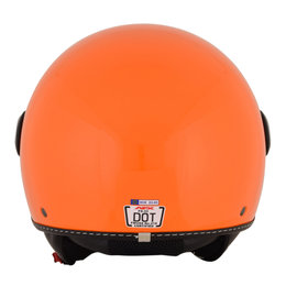 AFX FX-33 FX33 Open Face Scooter Helmet Orange