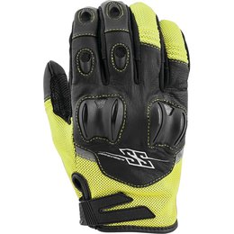 Speed & Strength Mens Power And The Glory Leather Riding Gloves Yellow