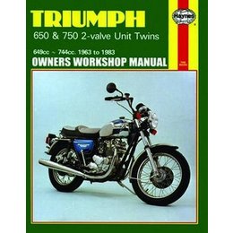 Haynes Repair Manual For Triumph 650 750 Twin 63-83