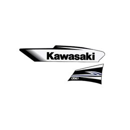Factory Effex Graphics Kit White/Black For Kawasaki KX85/KX100