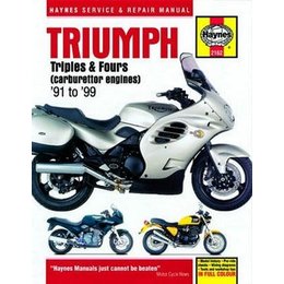 Haynes Repair Manual For Triumph Triples 750 900 1200 91-99