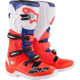 Alpinestars Mens Tech 5 MX Motocross Off-Road CE Certified Riding Boots Red