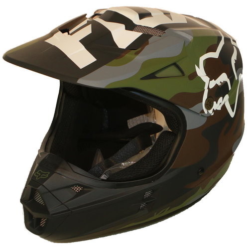 fox camo dirt bike helmet