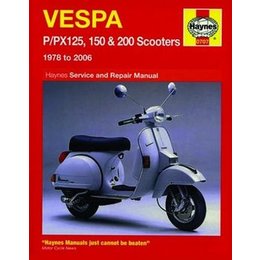 Haynes Repair Manual For Vespa P/PX 125 150 200 78-06