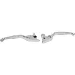 Drag Specialties Slotted Wide Blade Lever Set For Harley Chrome 0610-0220