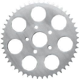 Drag Specialties Flat Style Sprocket For Harley-Davidson Chrome Finish 1210-0603 Silver
