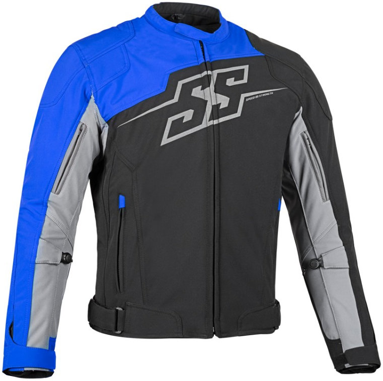 Speed and Strength Mens Hammer Down Textile Jacket Blue Black and Red You Choose 