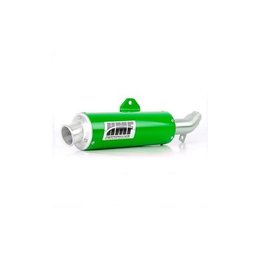 HMF Performance Slip-On Exhaust Round Green For Kawasaki KFX450 08-10