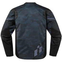 Icon Mens Overlord Primary Armored Textile Jacket Black