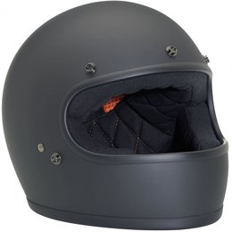 Flat Black Biltwell Mens Gringo Full Face Helmet 2014