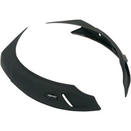 Rubatone Black Icon Replacement Supervent Set For Alliance Ss Ssr Full Helmet