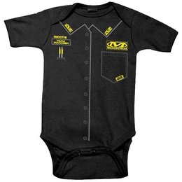 Black Smooth Industries Infant Boys Mechanix Wear One Piece Bodysuit 2013 12-18m