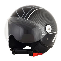 AFX FX-33 FX33 Veloce Open Face Scooter Helmet Black