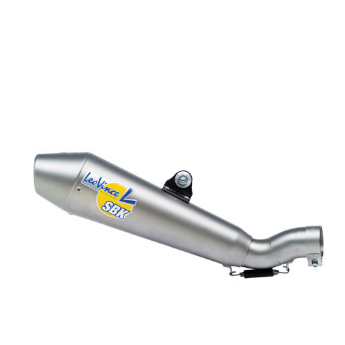 Leo Vince Vespa GTS 125 Super 09-15 Stainless Steel Standard Mount LV One  EVO II Slip-On Exhaust