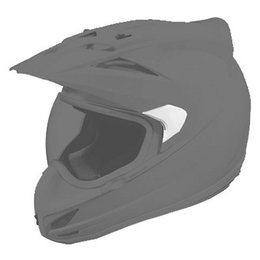 White Gloss Icon Replacement Sideplates For Variant Dual Sport Helmet Pair