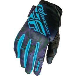 Fly Racing Womens Kinetic Textile Gloves Purple