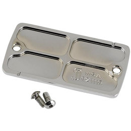 Joker Machine Finned Front Master Cylinder Cover For Harley Chrome 921115-3 Unpainted