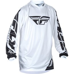Fly Racing Mens MX Offroad Universal Jersey White
