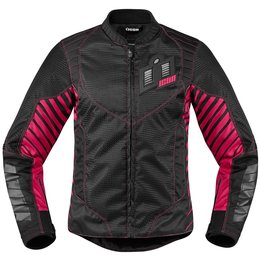 Icon Womens Wireform Armored Textile Jacket Black