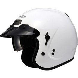 Pearl White Gmax Mens Gm32 Open Face Helmet 2013