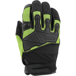 Speed & Strength Mens Hammer Down Leather Riding Gloves Green