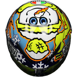 AGV Limited Edition Pista GP Rossi Snowman Winter Test 2016 Full Face Helmet Multicolored