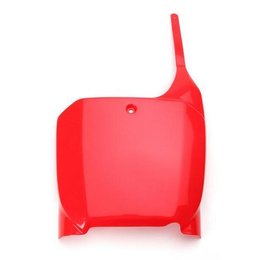 UFO Plastics Front Number Plate Red For Honda 125R 250R 450R