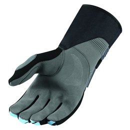 Icon Womens Raiden DKR Insulated Waterproof Textile Motorcycle Gloves 2015 Grey