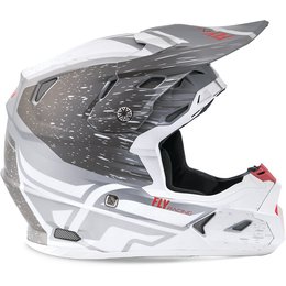 Fly Racing Toxin Resin Graphic MX Helmet White