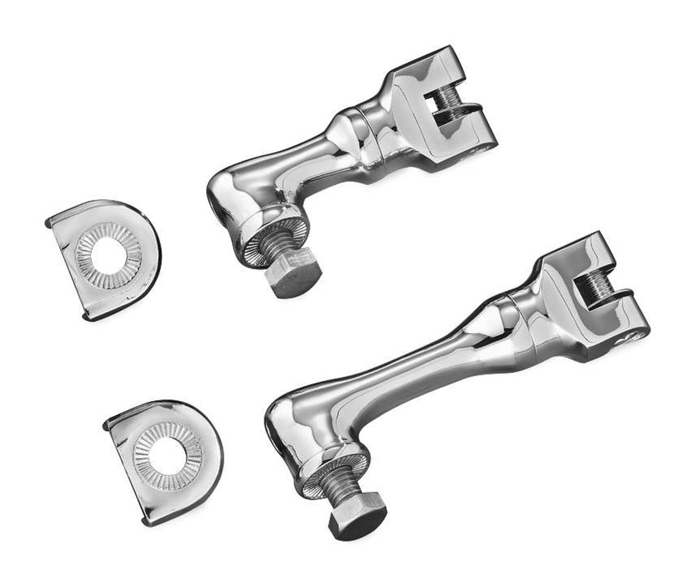 Chrome Short Right Angle Peg Mounts 1 Pair Kuryakyn 4511 Motorcycle Foot Control Component 