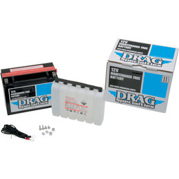 Drag Specialties 12V AGM Maintenance-Free Battery For Harley-Davidson 2113-0212 Unpainted
