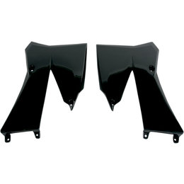 UFO Plastics Radiator Covers Pair For KTM 85 SX 105 SX Black KT03088-001 Black